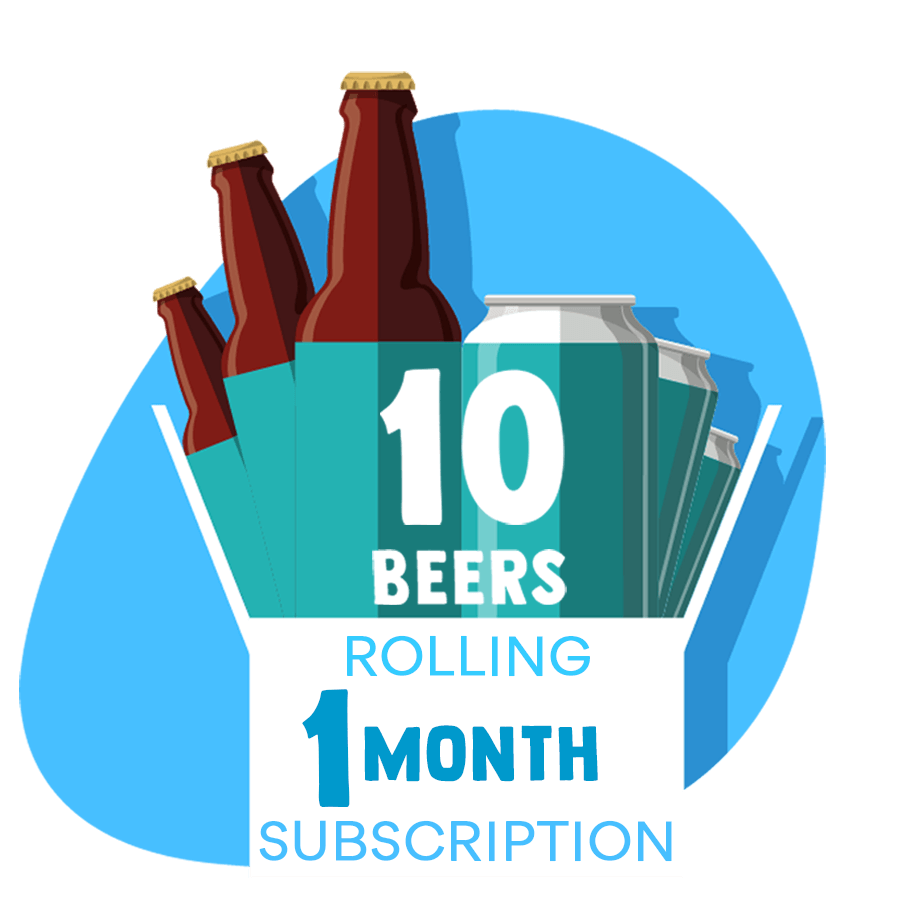 10 Craft Beer Box: Rolling Monthly Subscription