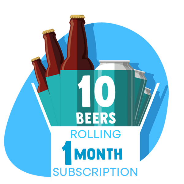 10 Craft Beer Box: Rolling Monthly Subscription