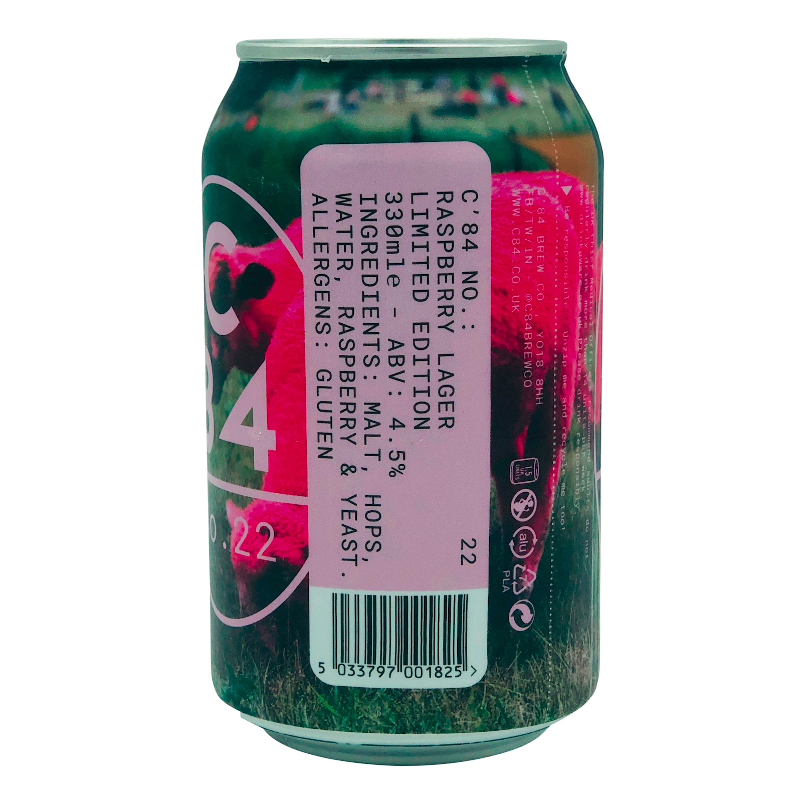 C'84 Brew Co. - Project 22 - Raspberry Lager