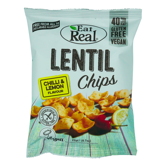 Lentil Chips - Chilli & Lemon (V) (GF)