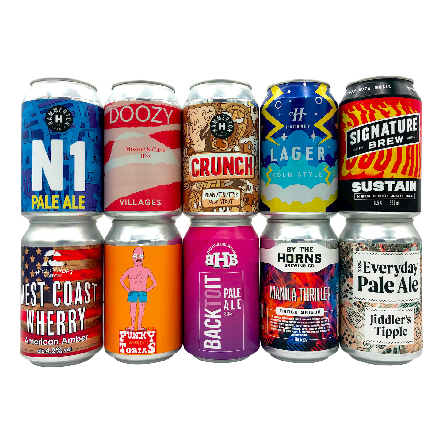 Craft beer taster box - 8 or 10 beers