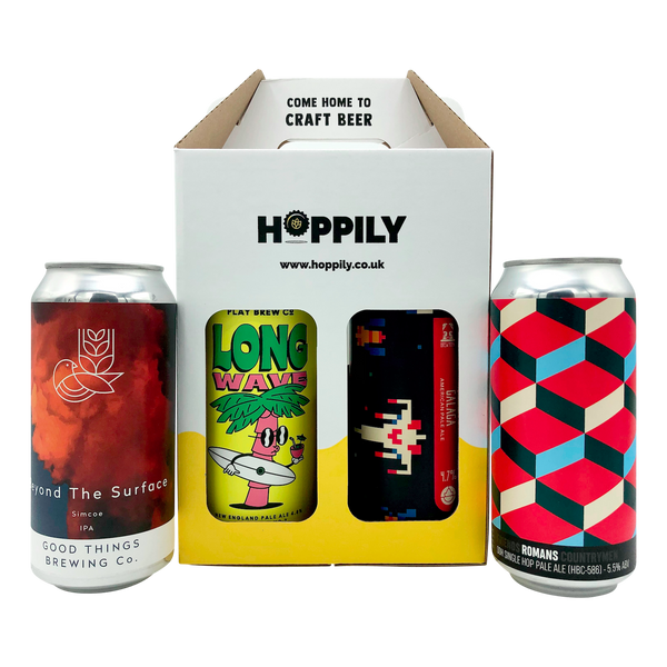 Vegan craft beer can pack - 4 x 440ml cans (V)