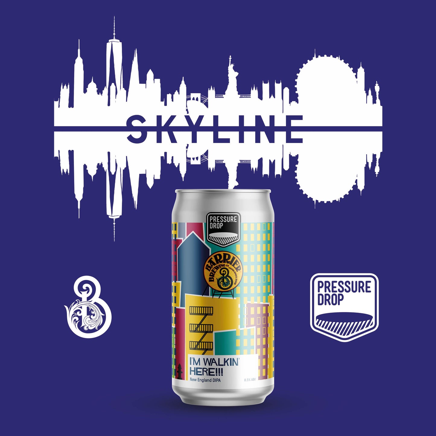 SKYLINE - London and New York limited edition collab (V)