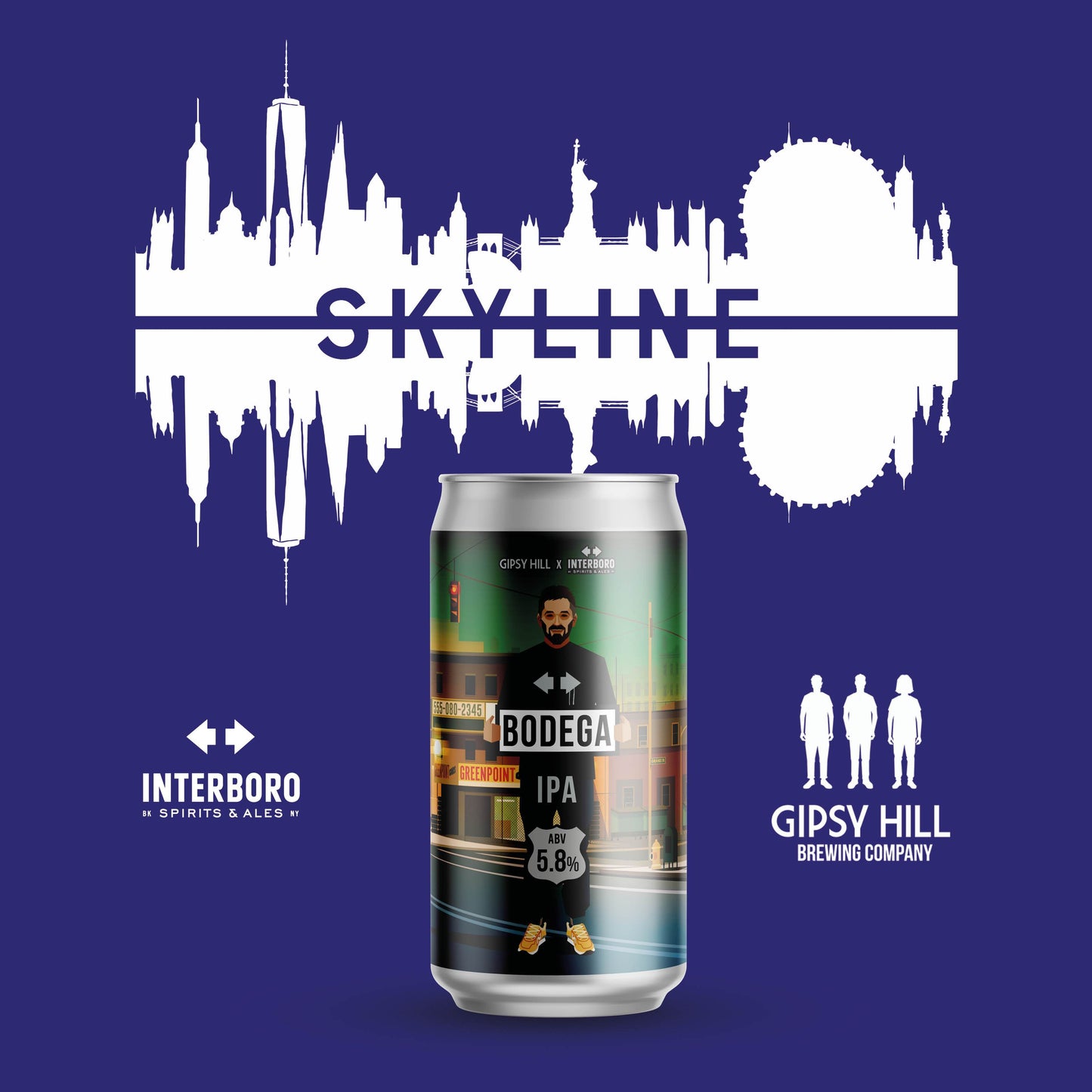 SKYLINE - London and New York limited edition collab (V)