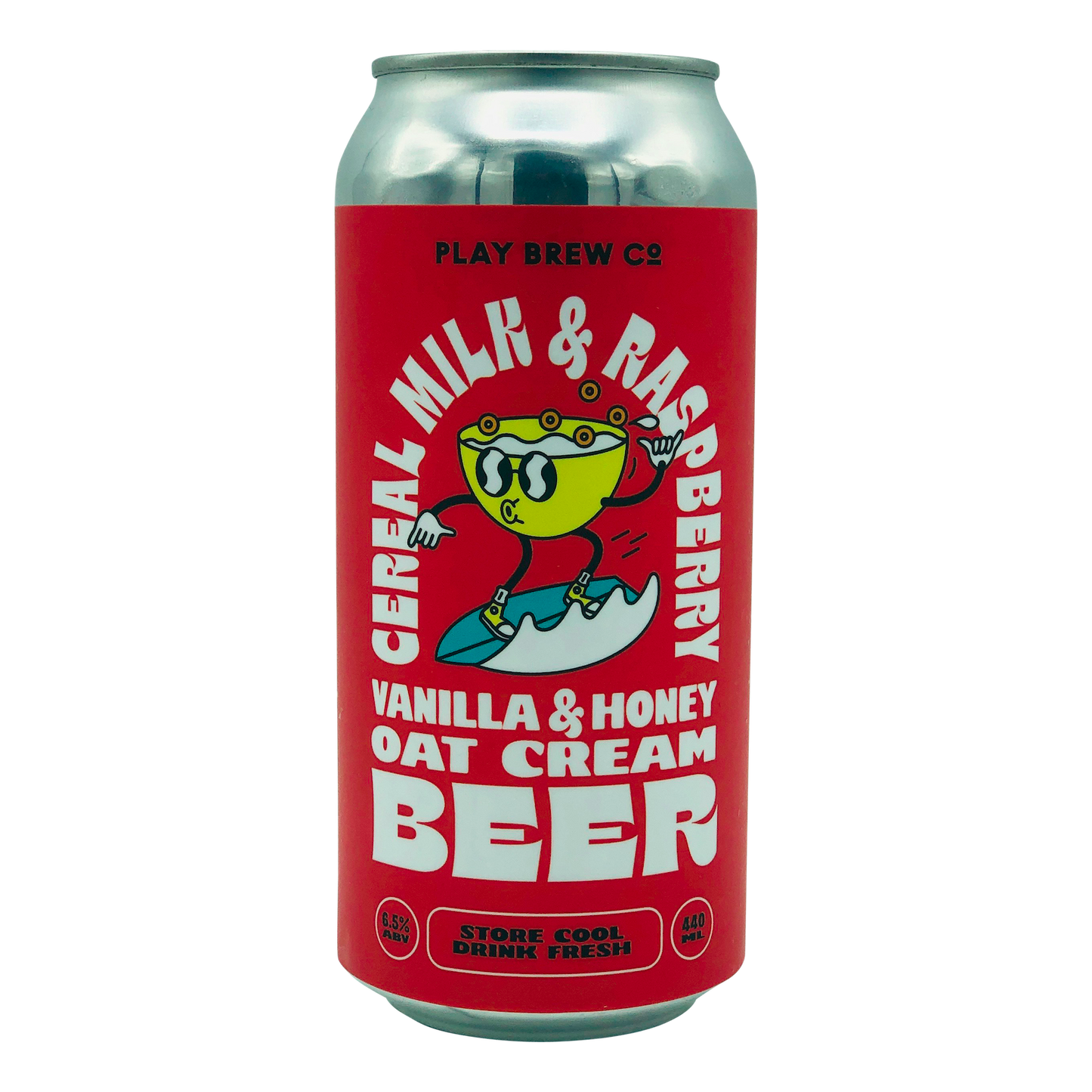 Cereal Milk & Raspberry Vanilla & Honey Oat Cream Beer