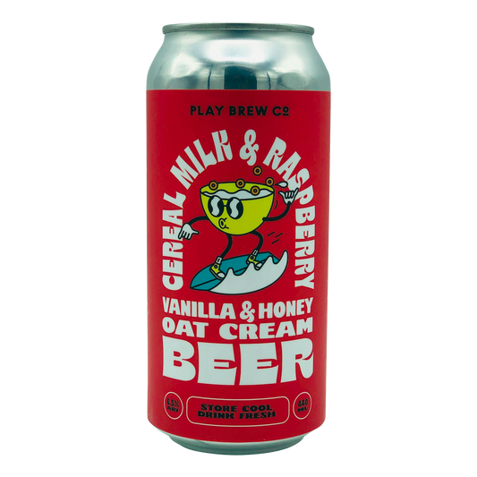 Cereal Milk & Raspberry Vanilla & Honey Oat Cream Beer