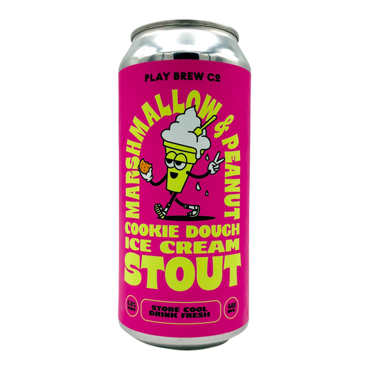Marshmallow & Peanut Cookie Dough Ice Cream Stout