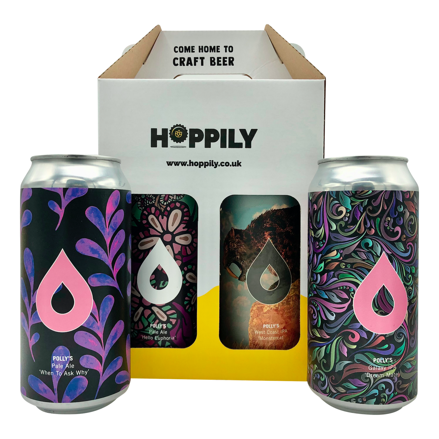 Polly's Brew Co - 4 x 440ml Gift Box