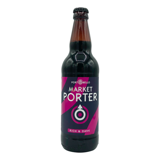 Craft Beer Dark Beer Portobello Brewing company Market Porter purple 500ml Bottle brewed in London