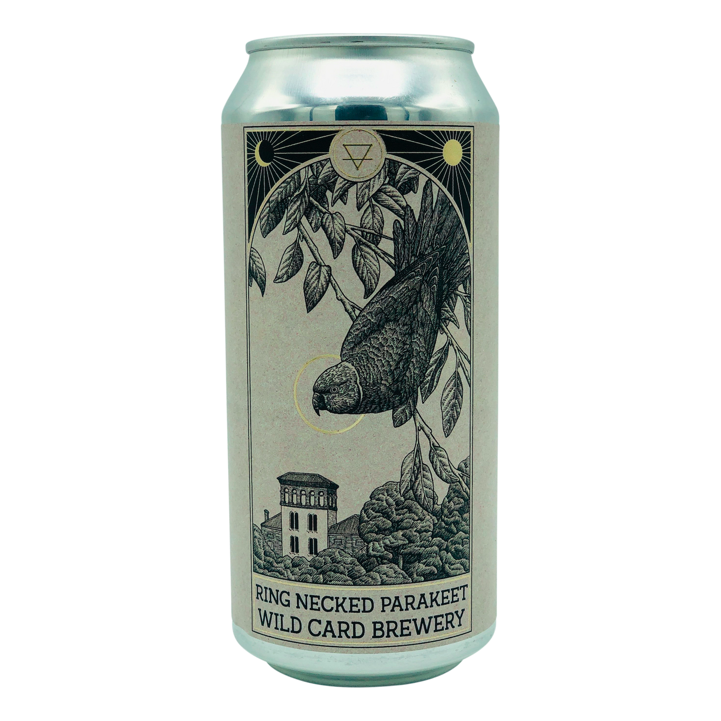 Wild Card Brewery Craft Beer Ring Necked Parakeet Belgian Pale Ale - Vegan Friendly